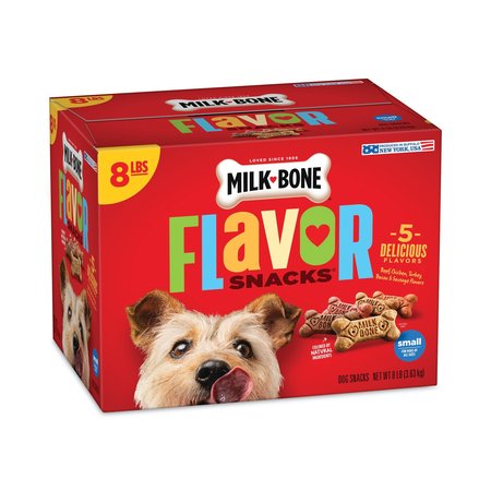 Milk-Bone Flavor Snacks Dog Biscuits, 8 lb Box 51234